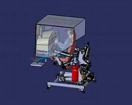 dof flight full motion simulator